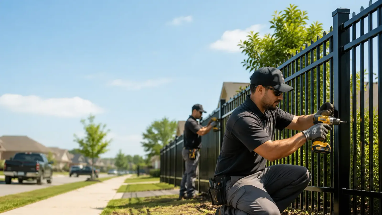 Metal Fence Installation in Wadsworth, TX